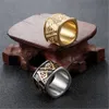 Masonic Ring For Men Square Ring Stainless Steel Freemason Totem Jewelry Hippop Street Culture Mens Gift Women Ring Wholesale 240508