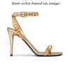 2024 Top Fashion Luxury High Heel Dames Designer Sandalen Zwart roze Silver Pumps Slingback Heel Leather Lederen Rivet bezaaid open teen puntige damesschuurschoenen