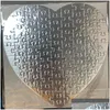 Бумажные продукты оптовые сублимация пустые сердца головоломки DIY головоломки сердца любовь