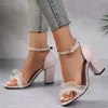 Sandales sexy talons femmes élevés s s romanesque d'été épais femelle style anglaise mode chunky plus taille romaneque Englih FaHion plut 244 andal ummer tyle ize 279 d 9d0d 90