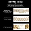 100% PASS DIAMOND TESTAR CUBAN LINK CHAIN ​​Bästa pris Anpassad Iced Out Miami Necklace VVS vs Moissanite Jewelry