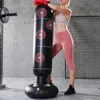 Inflatable Punching Bag PVC Boxing Adults Kids Tumbler Sandbag Training Stress Relieving 240506