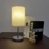Bordslampor Touch Control Bedside Table Lamp inomhusbelysning USB laddningsport med glödlampor smarta hem nattlampor sovrum säng lampa