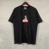 Kith Shirt Mens Designer T Shirt الفاخرة Kith Tshirt Man Man Summer County Cotton مطبوعة فضفاضة تي شيرت تي شيرت تنفس سريع تجفيف الرجال تي شيرت الأزياء