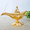 Aladdin magische lamp retro ing ornament Rich textuur tabletop decor accessoire voor thuisfeest en bruiloft 240513