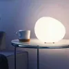 테이블 램프 조약돌 야간 조명 현대 미니멀리스트 분위기 테이블 탑 장식 램프 낭만적 인 책상 침대 옆 테이블 램프 무료 배송
