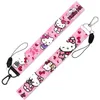 filme de infância do filme de infância Sweet Cats Keychain Id Credit Card Card Passe Passe Charm Charm Straps Neck Titular Acessórios para keyring