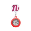 Skrivbordsklockor rosa stora bokstäver klippficka klockor vakt för sjuksköterska med sile fall kvinnor på klocksköterska droppleverans otpuj
