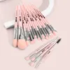 20 -stm make -upborstels Set cosmetische fundering poeder blush oogschaduw lip make -up borstel menggereedschap voor vrouwen beginner