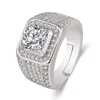 Diamond Ring для мужчин и женщин. Классическая мода Moissanite Ring для женщин и девочек День святого Валентина Дизайнерский дизайнер ювелирных изделий (отправьте подарочную коробку)