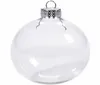 Mariage Bauble Ornements de Noël Balles de verre de Noël Decoration 80 mm Boules de Noël Verre Verre Clean Balles de mariage Ornements de Noël 7248851