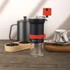 Beeman Manual Coffee Grinder HAND 휴대용 수제 콩 그라인더 밀 주방 도구 액세서리 6seed 조정 가능한 240509