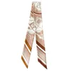 Projektant jedwabny szalik dla kobiet letnie szaliki biblioteka pieczęć jedwabny szalik worek jedwabna pasek paska wstążka