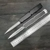 2024 Nieuwste ketterijs II Dubbele actie Automatische mes Pocket Knives Hoge stijfheid D2/Damascus Tactisch mes Buitengevecht Militaire messen 3300 A07 -stijl 4