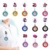 Party bevorzugt Valentinstag Clip Pocket Uhren Uhr Watch Nurse Badge Accessoires Collar