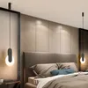 Nordic LED Minimalist Pendant Light Modern Decor Art Designer Chandeliers for Bedroom Study vardagsrum Hem Creative Lamp