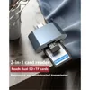 1PC -kaartlezer Type C/verlichting naar SD TF -geheugenkaartadapter voor pc -laptopaccessoires Multi Smart CardReader Card Reader