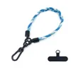 Correa de cordón de color de llavero para accesorios telefónicos brazalete cadena telefónica de langosta de metal llave litera de bolsas de bolsas de bolsillo