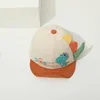 Caps Chapéus pequenos dinossauros de pato de pato chapéu de algodão Kids Kids Short Brim Baseball Chapé