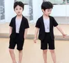 Baby Boys Summer Summer Kids Jacket Shorts 2pcs POGRATION SUIT ENFANTS ANNIVANCE ANNIVERTURES SET PERFORMANCE DE MEDIA