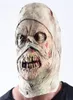 Halloween Horrormaske Mumienmaske Ekelhafte Fäulchen -Gesichtskopfbedeckung Zombie Kostüm Party Haunted House Horror Requisiten erschrecken Menschen y2009873592