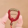 Mobiltelefon Lanyard på Case Ring Buckle Hand-Woven Lanyard Pendant Short Chinese Style Creative Multi-Function Key Anti-Lost