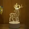 Lampy stołowe 1PC 3D Illusion Night Light - Lampa stołowa zasilana przez USB do dekoracji pokoju rodzinnego - Perfect Holiday lub Birthday Prezent - Projektowanie wieży