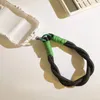 Teléfono móvil Lanyard La decoración colgante se puede transportar la cuerda de giro anti-lafasa de colgante de la muñeca fuerte muñequera correas cortas