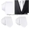 Wiązania szyi sublimacja pusta hiqh jakość mężczyźni białe adt krawat przeniesienie serca drukowanie DIY niestandardowe materiały eksploatacyjne Materiał Dostawa dostawa Fash DHD6O