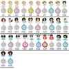 Pocket horloges Lovely Heart Nurse Doctor Cartoon personages Intrekbare badge reel clip ziekenhuis medische kantoorgeschenken drop levering ot9pc