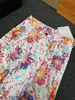 デザイナー2024ハイウエストルーズワイドレッグ女性のためのエレガントなパンツ夏の花のプリントパターンパンツレディース長いズボン