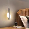 Nordic LED Minimalist Pendant Light Modern Decor Art Designer Chandeliers for Bedroom Study vardagsrum Hem Creative Lamp