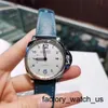 Gentlemen's Wrist Watch Panerai Swiss Tough Man Leisure Calendar Glow-In Diving Sports Stor Watch For Men Luminor Series PAM00906 White Dial Watch med 42mm