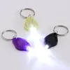 Party Favor Black Ultraviolet Rays Mini Falllights UV Light Money Detector LED KeyChain Lights Multicolor Small Gift LX8415