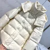 2024 Herr Winter Down Jacket Parkas Salzman Luxury Man Hooded Puffer Croped Puffer Jacket 70th Anniversary Limited Edition Maya Unisex Size: 0123 White
