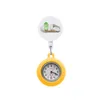 Other Office School Supplies Mti Color Perforated Shoes Clip Pocket Watches Alligator Medical Hang Clock Gift Brooch Fob On Watch Easy Oth6B