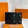 M60703 Mynt Purses Luxury Designer Bag for Woman Fashion Mini Card Holders Nyckelplånböcker Mens Purse Damier Wallet Card Case Läder ID -kort Key Pouch Card Cover med Box