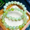 Link armbanden Natuurlijke Hsiuyen Jade Bracelet Fashion Crystal Quartz Gemstone sieraden Reiki Healing Gift for Women 1pcs 9/10mm