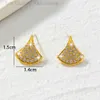 Luxury Bulgarie Earring Designer Earring For Woman Charm Earring Baojia Copper Plated 18k Gold Skirt Earstuds S925 Silver Needle Super Sparkling Zirconium Immorta