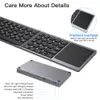 Clavier BT pliable pliant sans fil pliant Bluetooth Qwerty Layout tactile pad le clavier sans fil ddmy3c