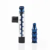 7Pv8 Twisty Glass Blunt smoking pipe for dry herb tobacco Herbal vaporizer Glass fast shipping