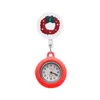 Other Clocks Accessories Christmas Fluorescence Clip Pocket Watches Clip-On Hanging Lapel Nurse Watch Fob For Nurses On Drop Delivery Otyxu
