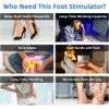 Creliver voetzenuwspierstimulator - Pro tens EMS Foot Massager voor neuropathie, circulatie en lichaamspijnverlichting - elektrische voeten benen bloedcirculatiemachine.