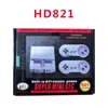 821 HD Game Console Super Mini SNES 8-bit Game Console NWS Classic Edition Built-in 821 Models Two Person Handle And Main Engine Wireless Controller