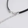 Chokers New Fashion Black Pu Leather Necklace Suitable for Girls Punk Gothic Handmade Necklaces Jewelry Necklaces Collier Womens Necklaces d240514