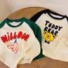 T-shirts Fashion Deisgn Childrens herfst lange mouwen T-shirt bodem ronde hals ritssluiting kindertop meisjes kleding cartoon cottonl2405