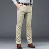 Men's Pants Spring Summer New Mens Suit Pants Dress Pant Business Office Cotton Classic Black Blue Trousers Male Plus Size 40 Y240514