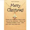 Pendant Necklaces Short Necklace Halloween Santa Claus Cane Boots Xmas Tree Reindeer Snowflake Christmas Gift FriendshipCard NecklacePendant