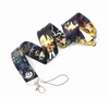 Fullmetal Alchemist Keychain ID Credit Card Cover Pass Mobile Phone Charm Neck Straps Badge Holder Keyring Accessories