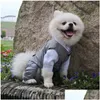 Hundkläder Pet Wedding Birthday Party Costume Tuxedo Suit For Small Medium Large Breed Formal Vest With Bow Tie Gentleman Drop Deli DHFDV